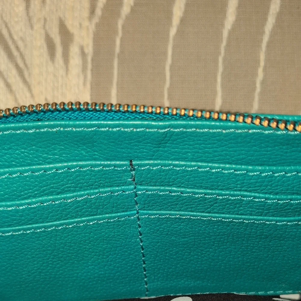 Teal and Purple Women's Wallet